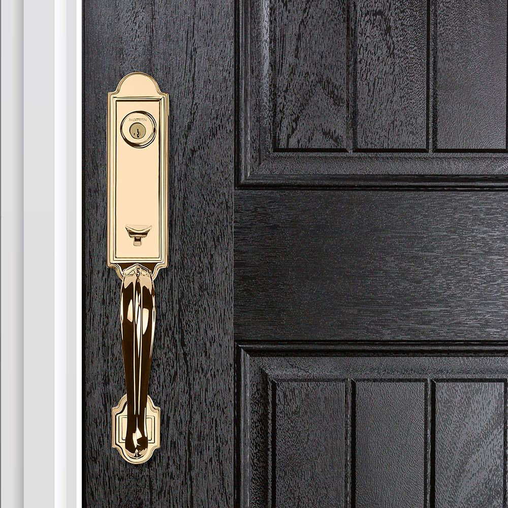Baldwin Avendale Handleset with Single Cylinder Deadbolt and Alcott
