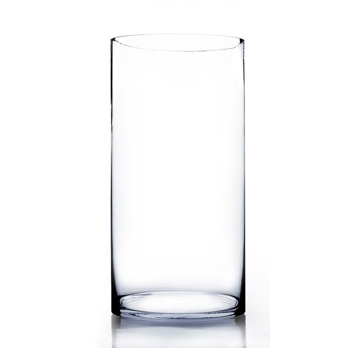 Wrought Studio Cylinder Glass Vase Reviews Wayfair