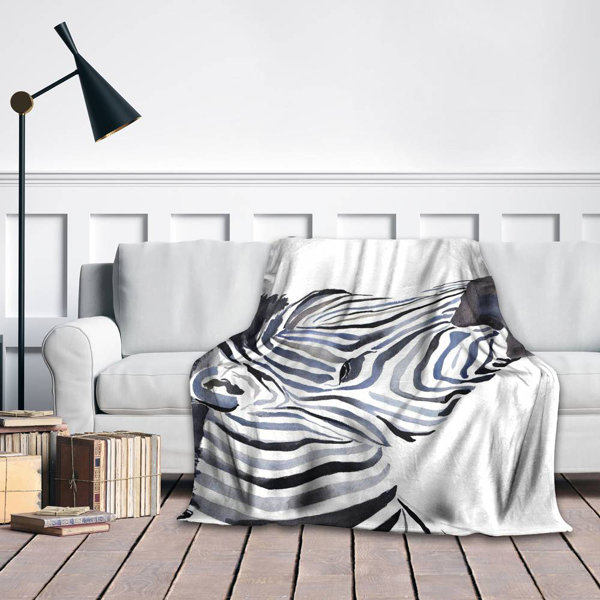 Begin Edition International Inc. Zebra Blanket | Wayfair