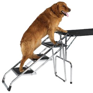 Non-Skid 3 Step Pet Stair for Grooming Table and SUV's