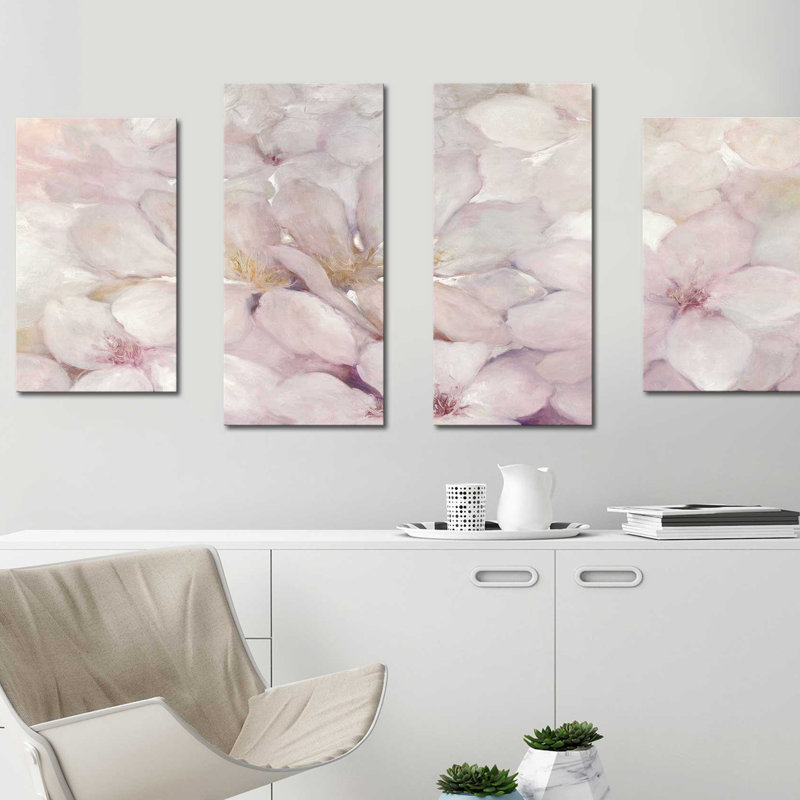 Charlton Home Apple Blossoms Acrylic Painting Print Multi Piece
