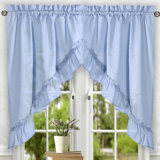 Gray Silver Swag Valances Kitchen Curtains You Ll Love In 2020