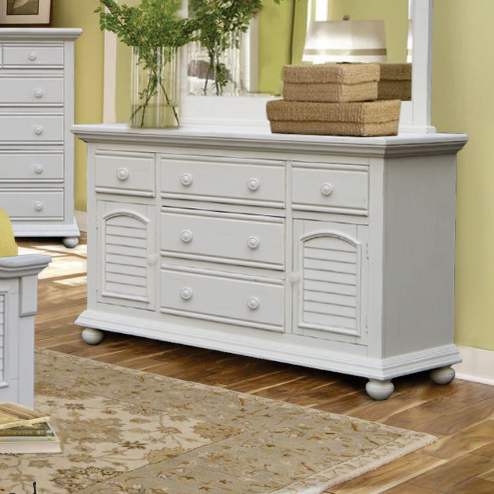 Rosecliff Heights Laguna 5 Drawer Combo Dresser Wayfair