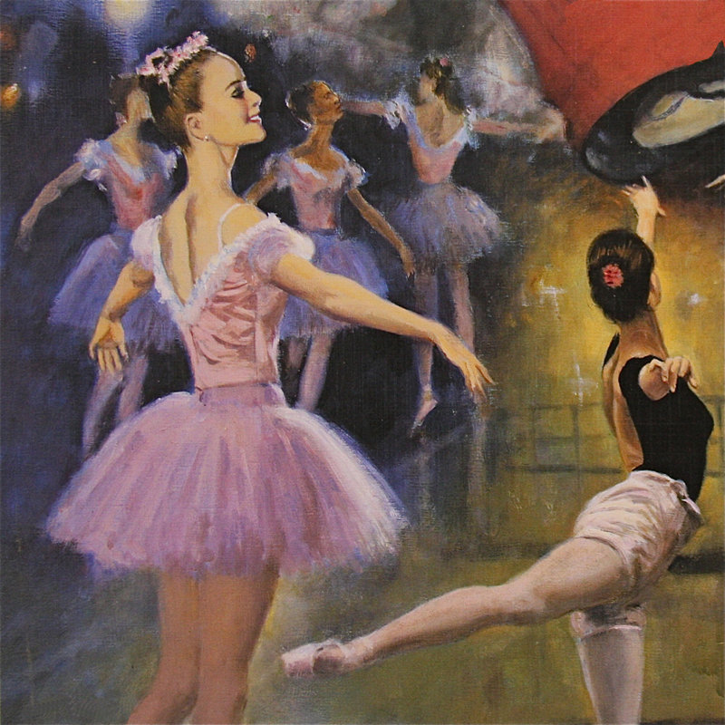 Buy Art For Less When I Grow Up I Want To Be A Ballerina Oil