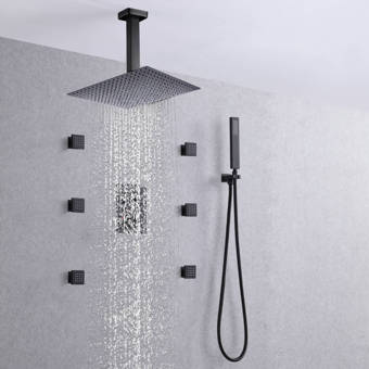 Rebrilliant Cahoon Complete Shower System With Rough In Valve Reviews Wayfair