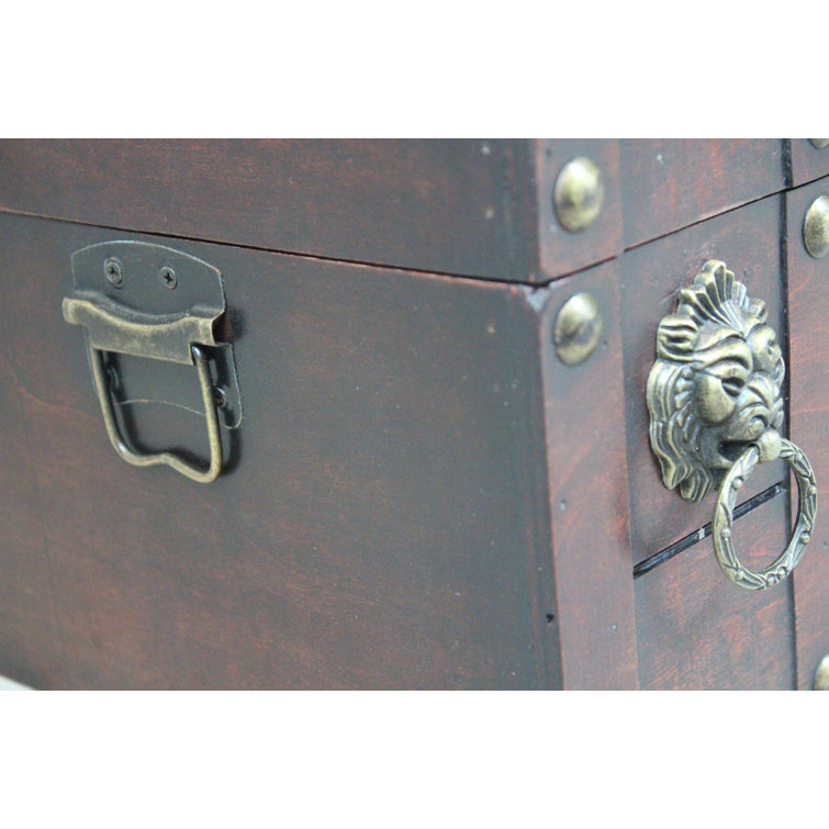 World Menagerie Antique Pirate Treasure Chest Decorative Box Reviews Wayfair