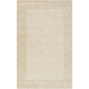 Bradley Beige Solid Area Rug