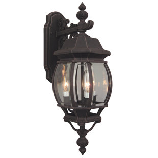 Best Oakhill 1-Light Metal Outdoor Wall lantern By Charlton Home Outdoor Lighting Oakhill 1-Light Metal Outdoor Wall lantern By Charlton Home Outdoor Lighting