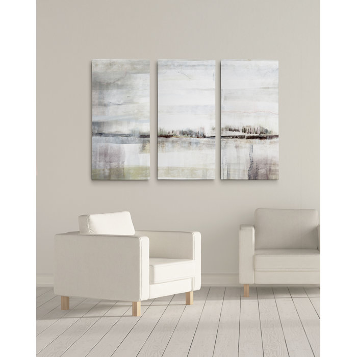 Charlton Home A Premium Valley Fair Painting Multi Piece Image