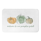 Pumpkin Bathroom Bath Rugs Mats You Ll Love In 2021 Wayfair
