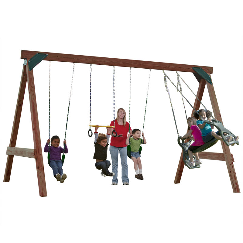 Swing N Slide Ready To Build Custom Scout Swing Set Hardware Kit Wood Not Included Reviews Wayfair