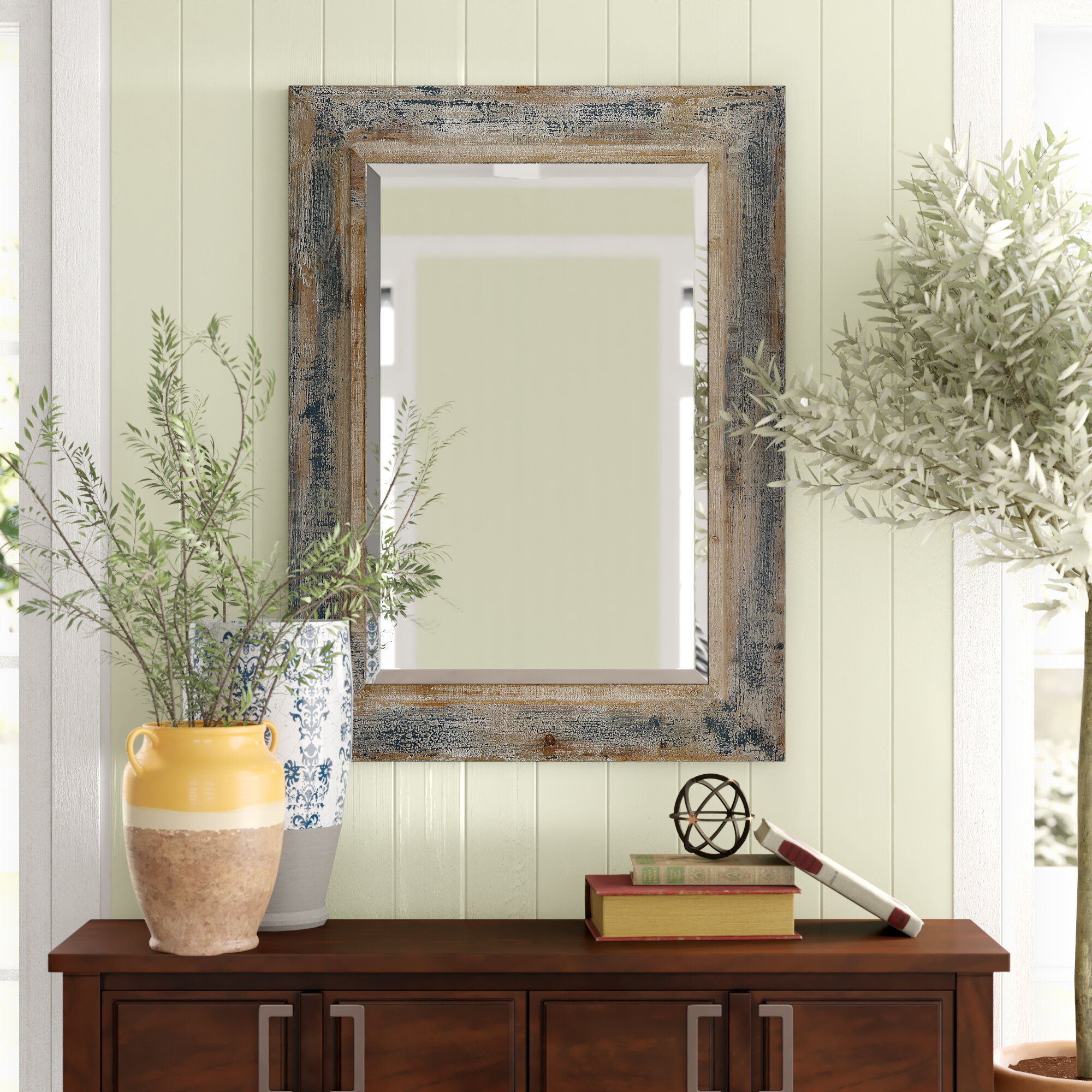 rectangular wall mirror