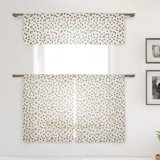 Red Sheer Kitchen Curtains Wayfair