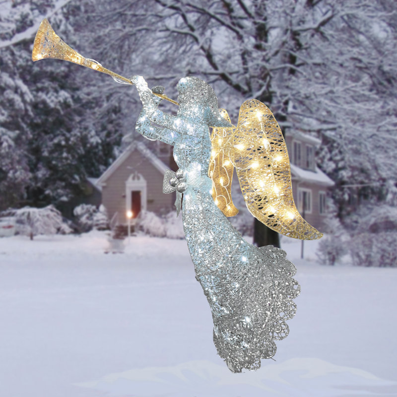 Three Posts Angel Christmas Decoration Lighted Display Reviews