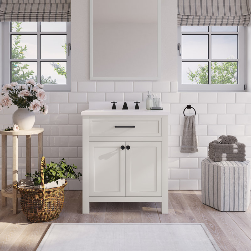 Martha Stewart Bedford Oakland 30 Single Bathroom Vanity Set Wayfair