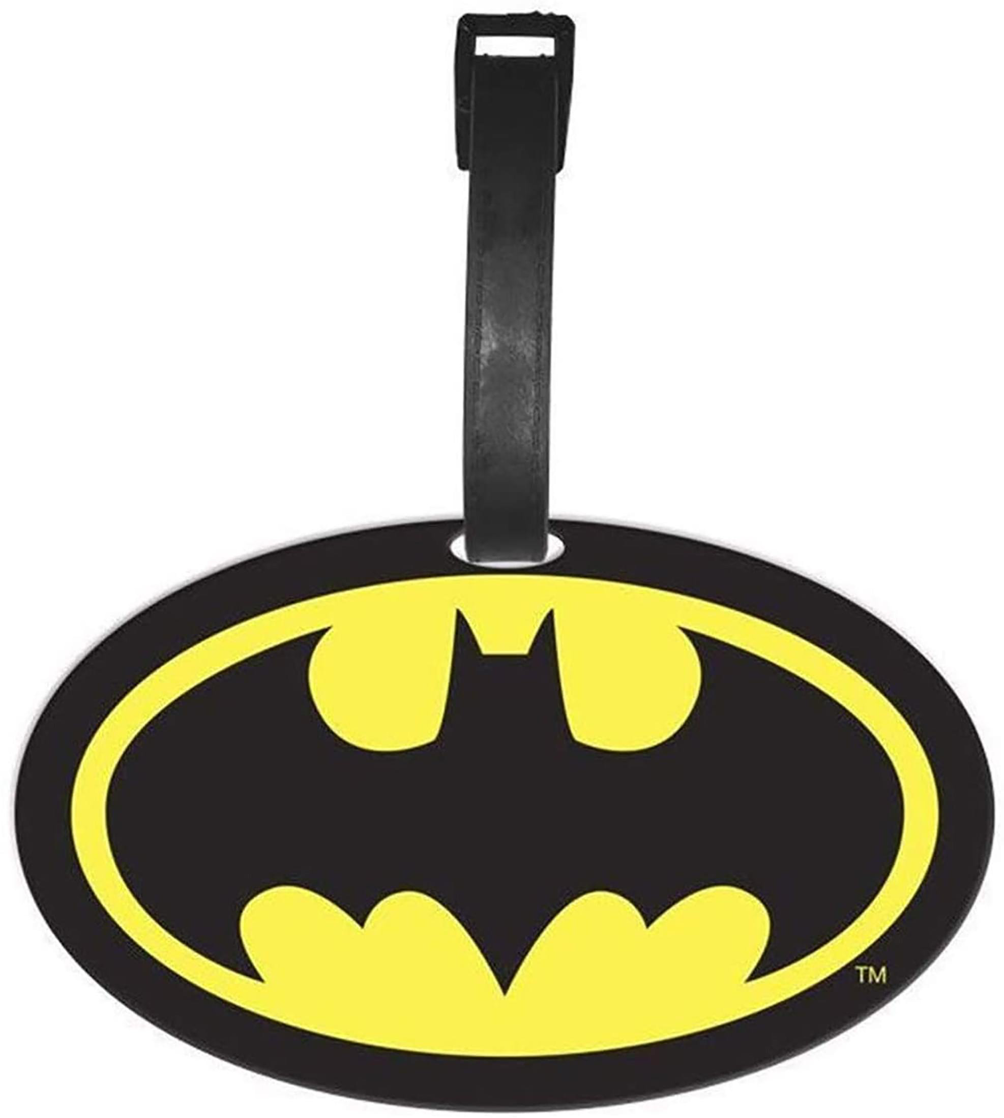 Silver Buffalo DC Batman Logo Luggage Tag And Suitcase Label | Wayfair