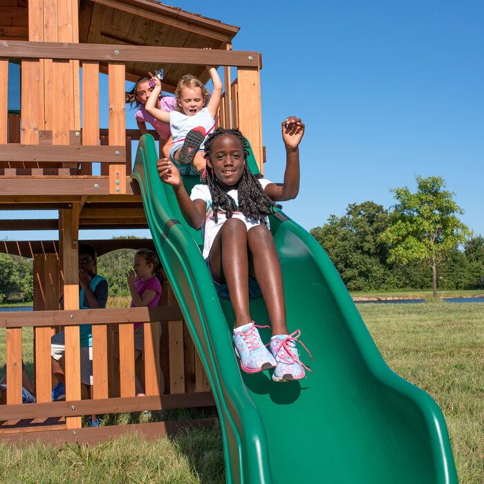 Woodridge Elite All Cedar Wooden Swing Set