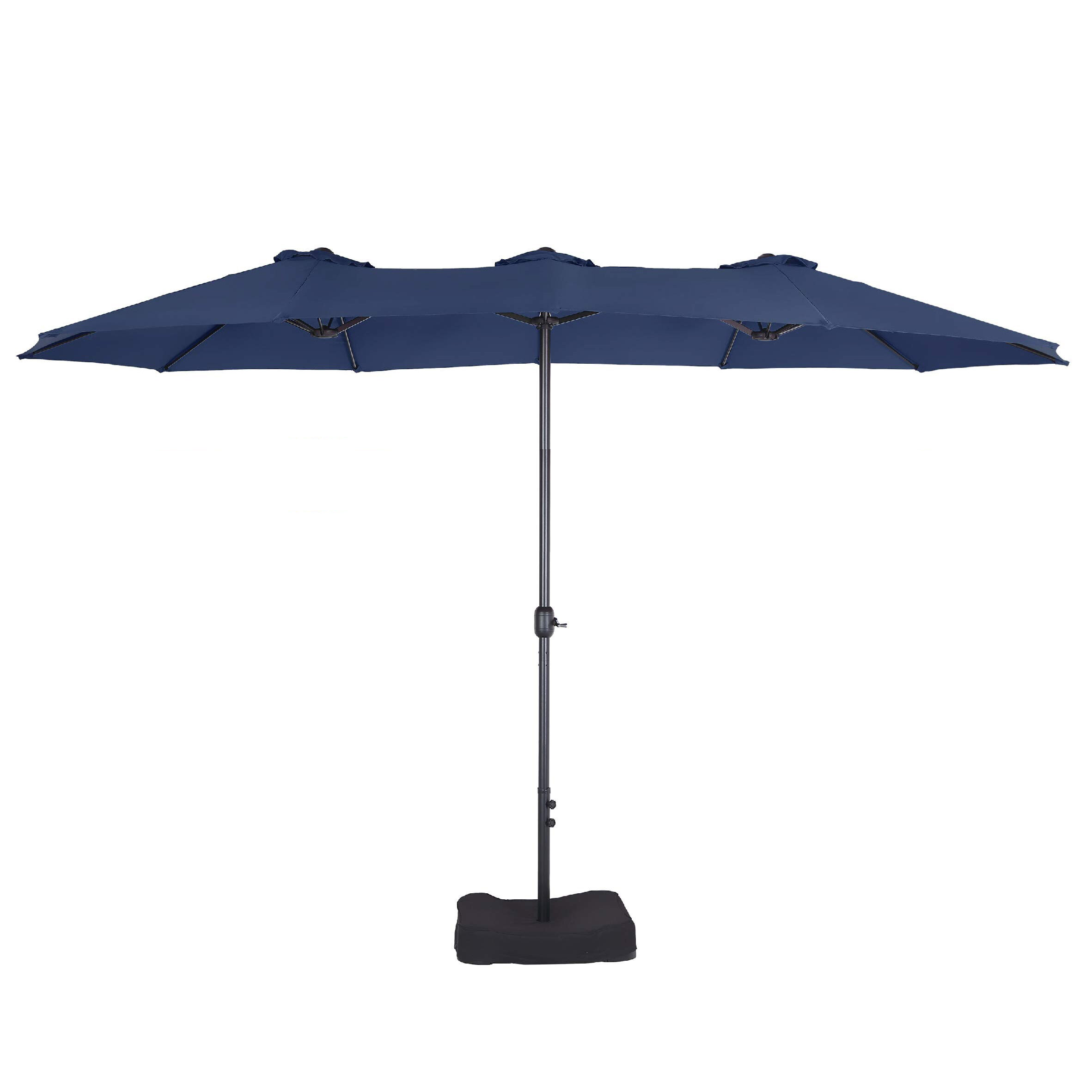 Arlmont Co Darwin 15 X 9 Rectangular Market Umbrella Reviews Wayfair