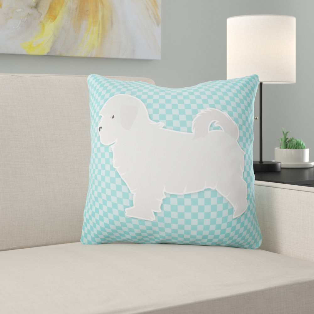 East Urban Home Maltese Indoor Outdoor Throw Pillow Wayfair