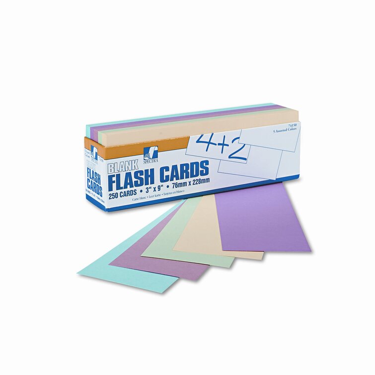 Pacon Blank Flash Card Dispenser Box 
