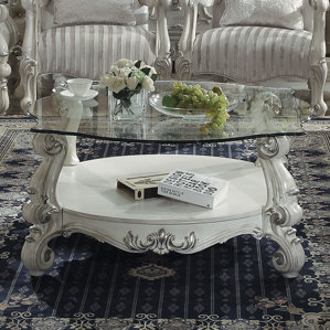 Welton Glass Top Coffee Table by Astor..
