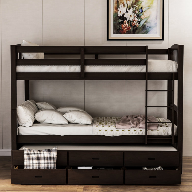 wayfair 3 bunk bed