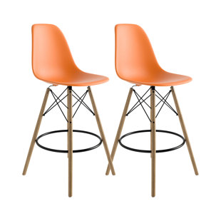orange bar stools