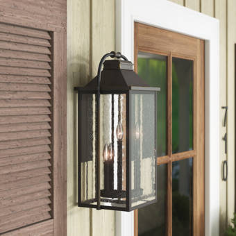 Charlton Home Duong Outdoor Wall Lantern Wayfair