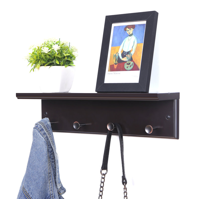 Winston Porter Zareen Entryway Wall Mounted Coat Rack With Storage