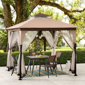 Sol 72 Outdoor Westhought 8 Ft W X 8 Ft D Steel Patio Gazebo Reviews Wayfair