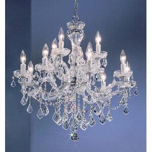 Rialto 12-Light Crystal Chandelier