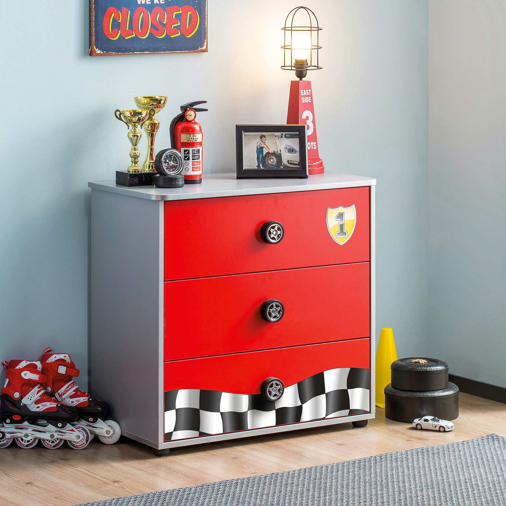 Zoomie Kids Kurtz 3 Drawer Chest Wayfair