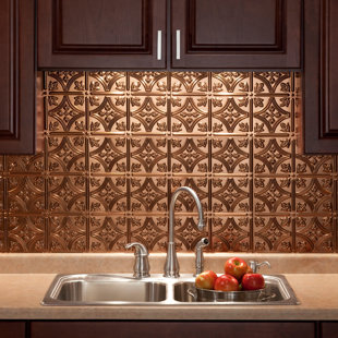 Bronze L And Stick Backsplash Tile You Ll Love Wayfair Ca Traditional 18 25 X 24 Pvc Backsplash Panel Kit In Oil Rubbed Bronze