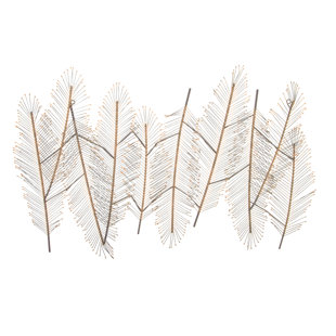 Metal Feather Wall Decor Wayfair Metal Feather Wall Decor