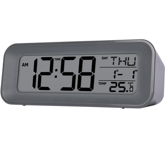 Black Acctim Ingot Mini Travel Alarm Clock Travel Alarm Clock