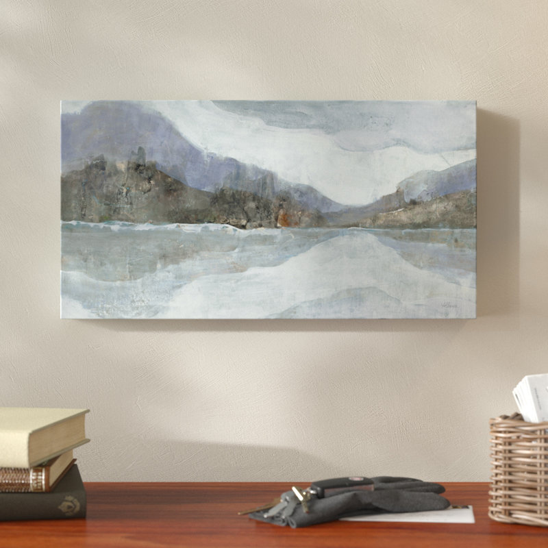 Millwood Pines Light Winter Landscape Acrylic Painting Print On