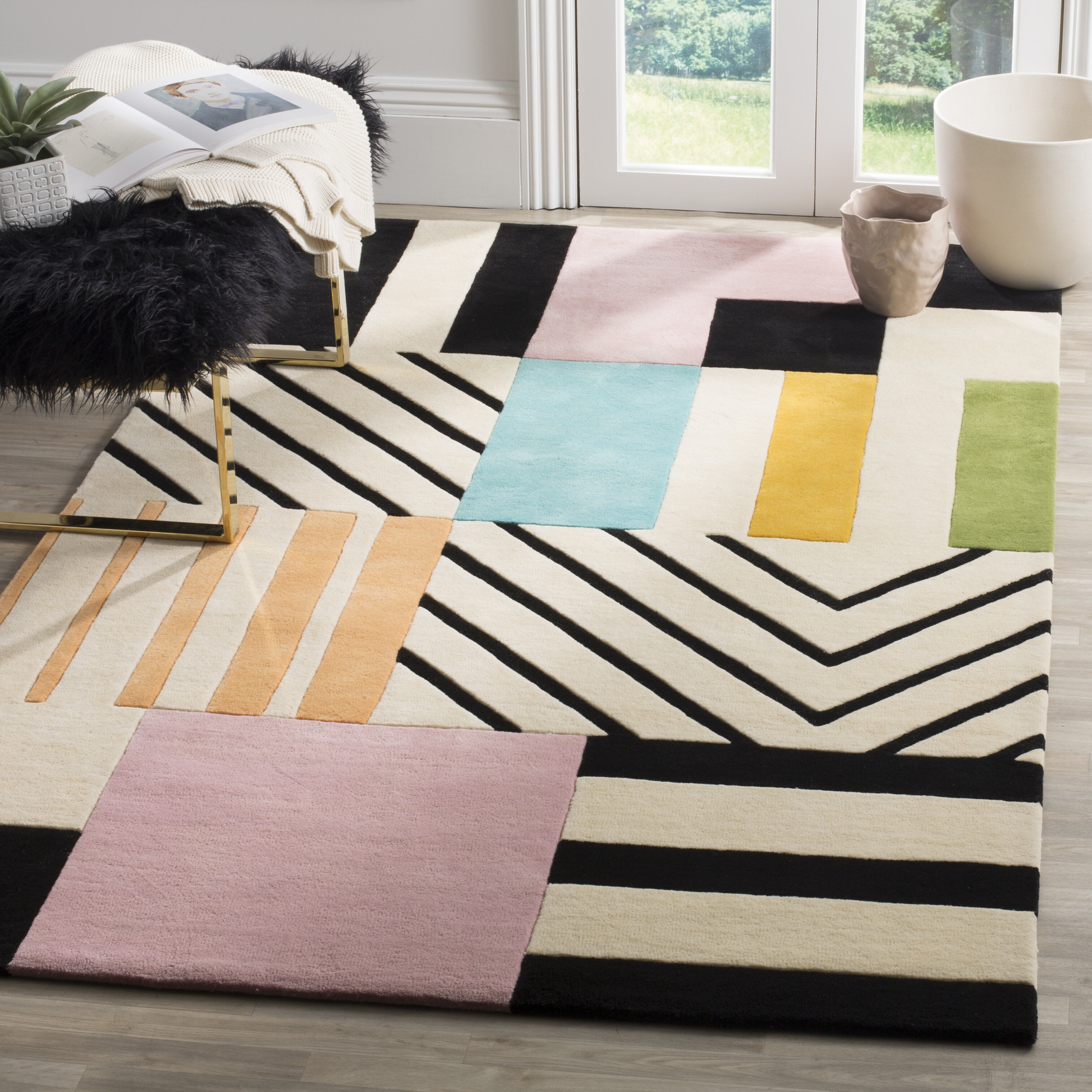 multicolor area rug 5 x7