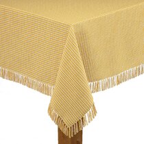 Harvest Yellow 2 Plastic Table Skirts 13' X 29" Streches-19' 