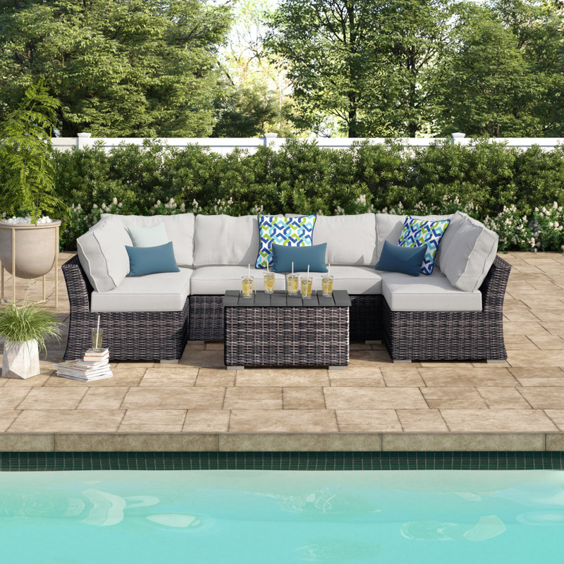 wayfair merton 7 piece sectional