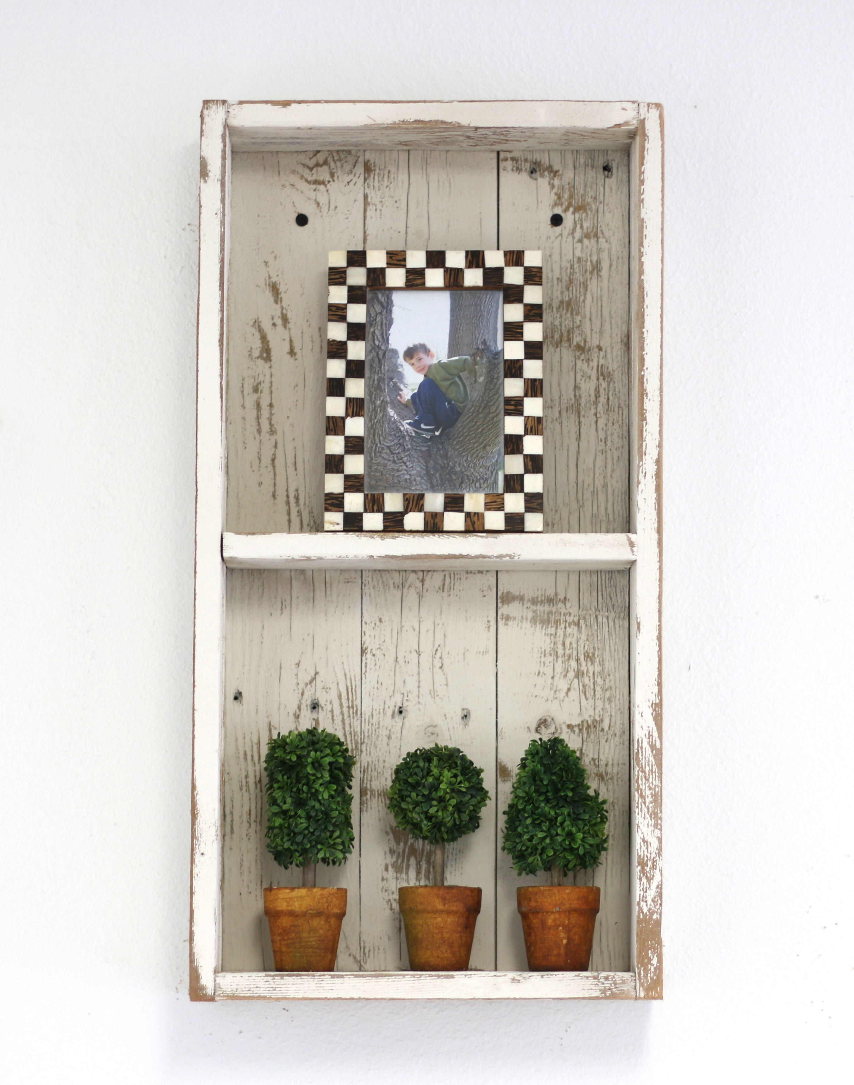 August Grove Bateman Double Shadow Box Wall Shelf Reviews Wayfair Bateman Double Shadow Box Wall Shelf