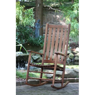 Gracie Oaks Thor Rocking Chair  Color: Black