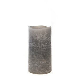 Taupe Flameless Pillar Candle