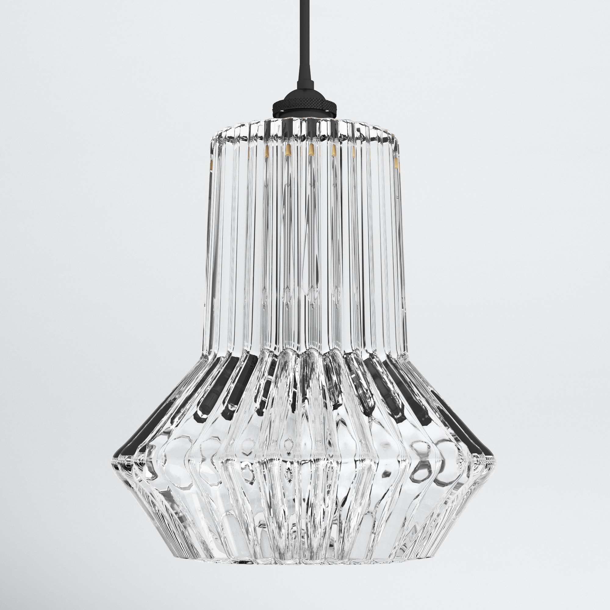 Light Single Geometric Pendant 
