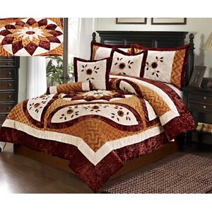 Autumn's Last Blossom Comforter Set