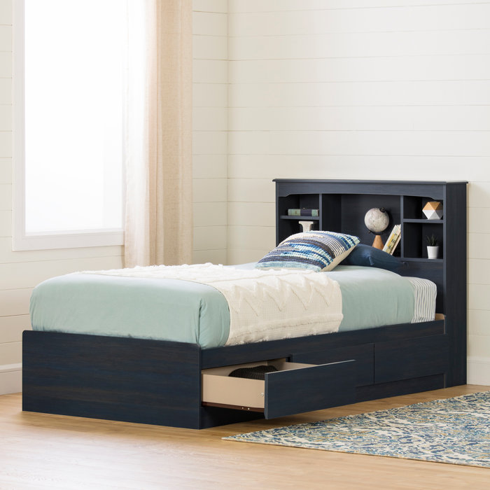 South Shore Navali Twin Mate S Captain S Bed With Drawers