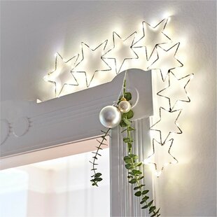 Blue Twinkling Stars Fairy String Lights For Window Christmas Decor Xmas UK RLTS 