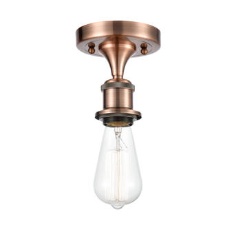 Gracie Oaks Nyle 1 Light 9 Simple Cone Semi Flush Mount Reviews Wayfair