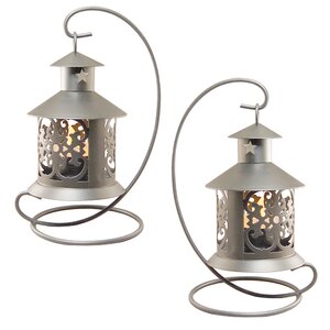 Metal Tealight Lantern (Set of 2)