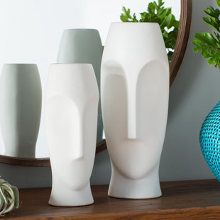 3 Piece Ceramic Vase Set | Wayfair 3 Piece Ceramic Vase Set | Wayfair