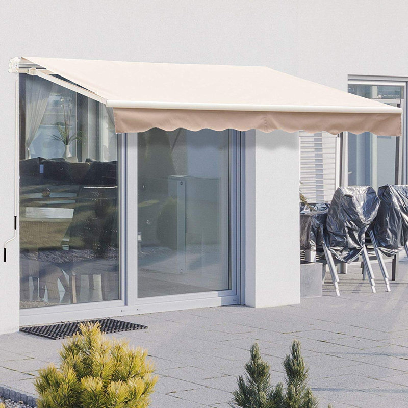 Outsunny 8 Ft W X 7 Ft D Retractable Patio Awning Reviews